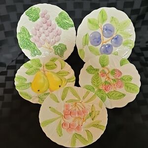 Shafford Fruit Du Jour Salad Dessert Plates, Set of 5